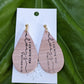 Aletheia- Blush Sand- Drop Earring- Matthew 28:20