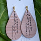 Aletheia- Blush Sand- Drop Earring- Matthew 28:20